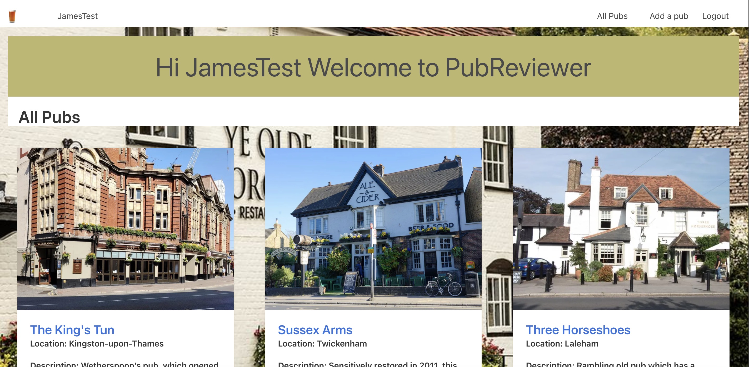 PubReviewer application screenshot